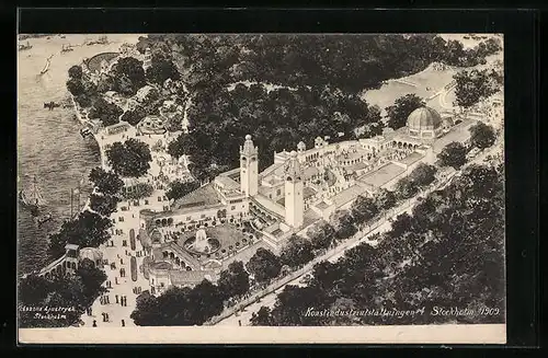 AK Stockholm, Konstindustriutställningen 1909, Ausstellung