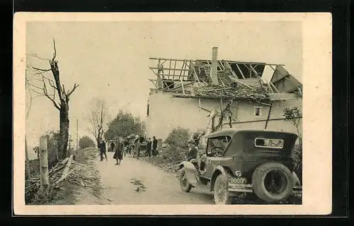 AK La Chaux-de-Fonds, Cyclone 12 Juin 1926, Unwetter