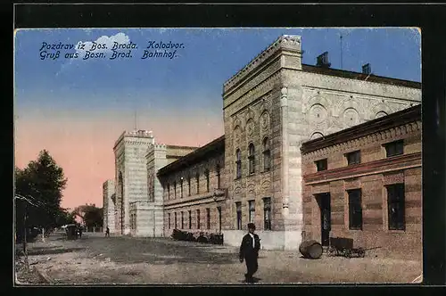 AK Bosn. Brod, Bahnhof