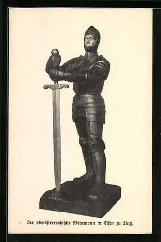 AK Linz /Donau, Der oberösterreichische Wehrmann in Eisen, Kriegshilfe