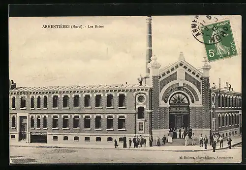 AK Armentières, Les Bains