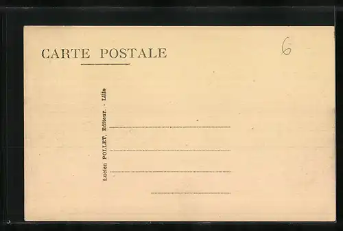 AK Cambrai, Le Beffroi et le Mail St. Martin
