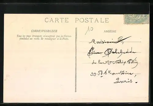 AK Cambrai, La Place d`Armes le matin