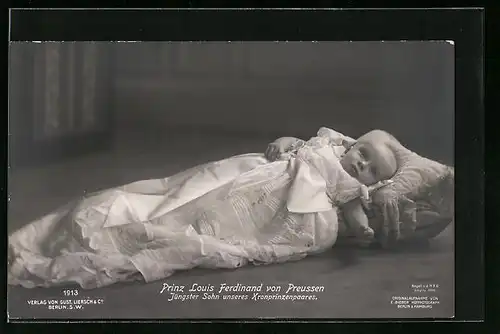 AK Prinz Louis Ferdinand von Preussen, Jüngster Sohn des Kronprinzenpaares