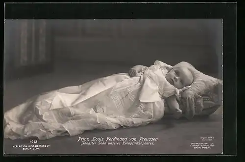 AK Prinz Louis Ferdinand von Preussen, Jüngster Sohn des Kronprinzenpaares