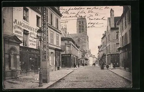 AK Soissons, La Fontaine de Grosse Tête