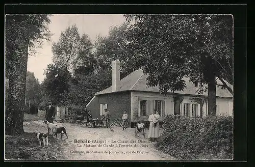 AK Bohain, Le Chant des Oiseaux, La Maison de Garde à l`entrée du Bois