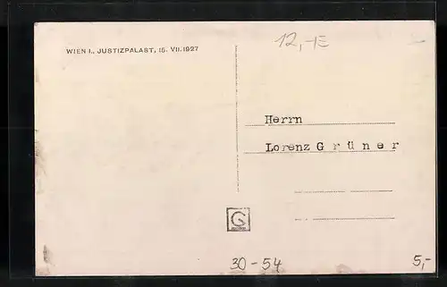 AK Wien, Justizpalast