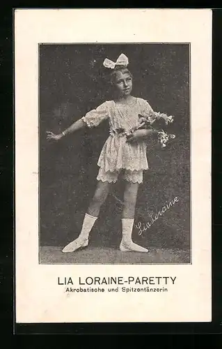 AK Lia Loraine-Paretty, akrobatische und Spitzentänzerin