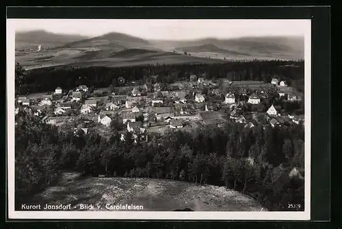 AK Jonsdorf, Blick vom Carolafelsen