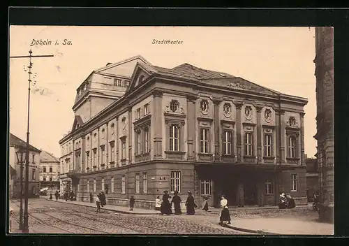 AK Döbeln i. Sa., Stadttheater