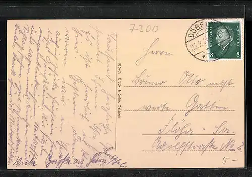 AK Döbeln i. Sa., Stadttheater