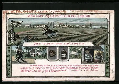 AK Buxtehude, Wettlop twischen Has und Swinegel up de Heid
