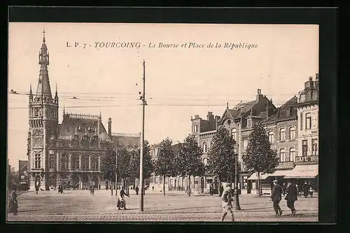 AK Tourcoing, La Bourse et Place de la République