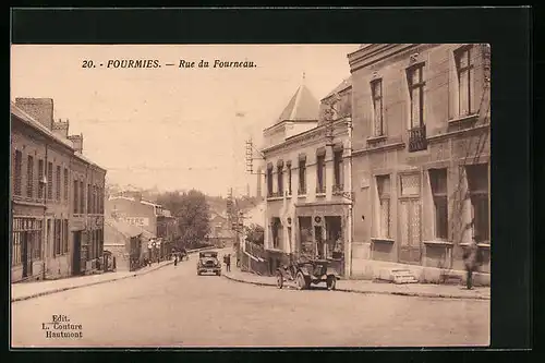 AK Fourmies, Rue du Fourneau, Strassenpartie