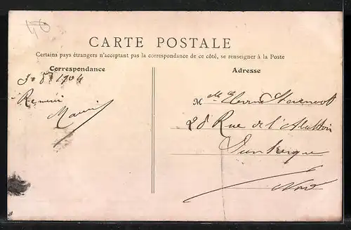 AK Gravelines, Place de la Mairie et Beffroi