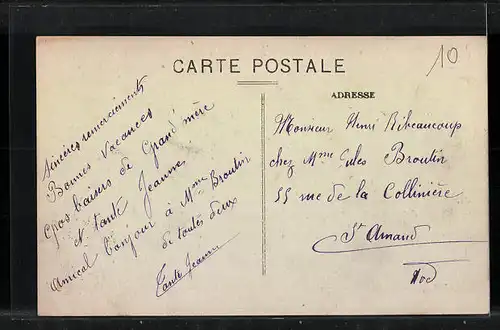 AK Ferrière-la-Grande, la Mairie et l'Ecole