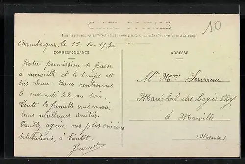 AK Bambecque, Route d'Herzeele