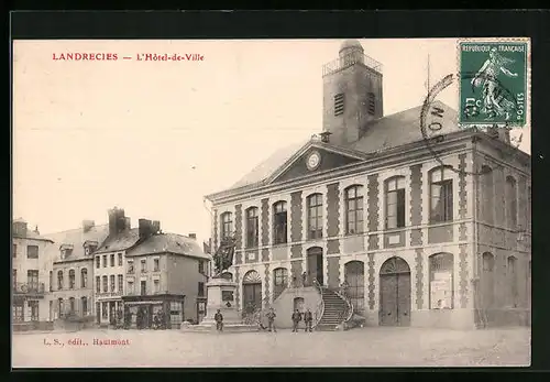 AK Landrecies, l'Hotel-de-Ville