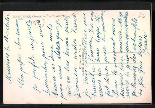 AK Masnieres, la Route Nationale