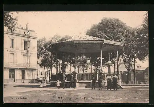AK Maubeuge, la Place Verte