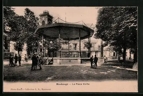 AK Maubeuge, la Place Verte