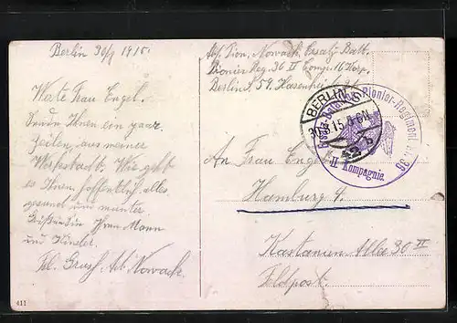 AK Berlin, Potsdamer Platz mit Strassenbahn