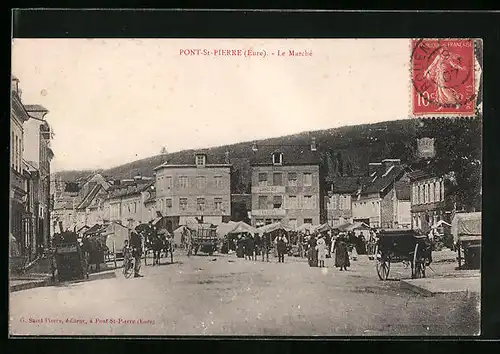 AK Pont-St-Pierre, Le Marché
