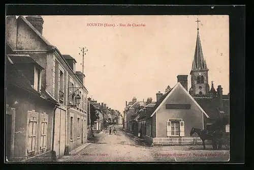 AK Bourth, Rue de Chandai, Strassenpartie