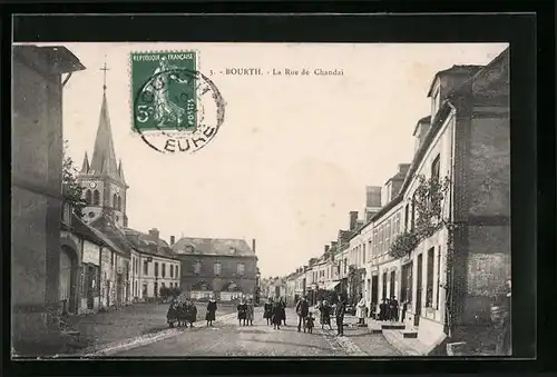 AK Bourth, La Rue de Chandai, Strassenpartie