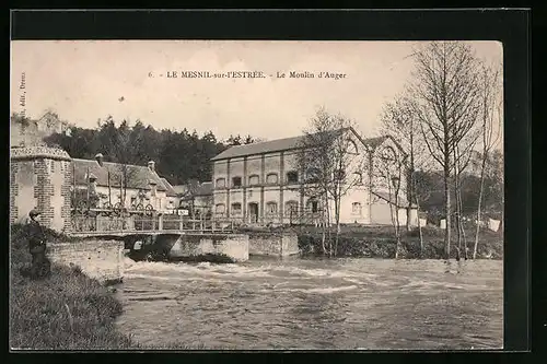 AK Le Mesnil-sur-l`Estrée, Le Moulin d`Anger