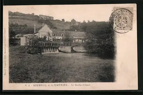 AK Le Mesnil-sur-l`Estrée, Le Moulin d`Anger