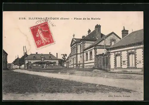 AK Illiers-l`Évêque, Place de la Mairie