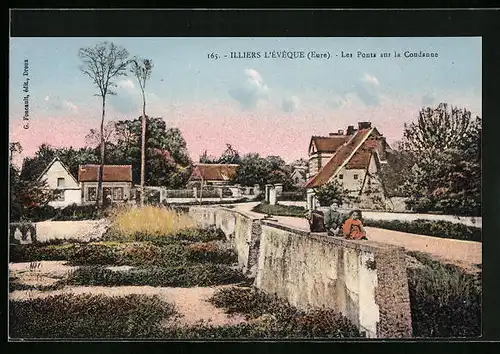 AK Illiers-l`Évêque, Les Ponts sur la Coudanne