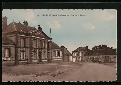 AK Illiers-l`Évêque, Place de al Mairie