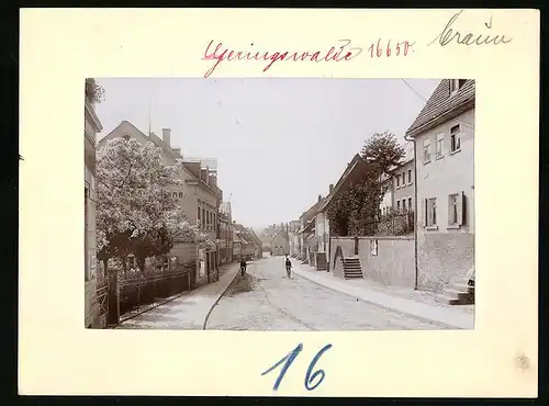 Fotografie Brück & Sohn Meissen, Ansicht Geringswalde i. S., Ladengeschäft in der Hauptstrasse