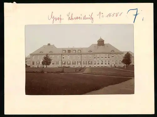 Fotografie Brück & Sohn Meissen, Ansicht Gross-Schweidnitz, Kgl. Landesanstalt