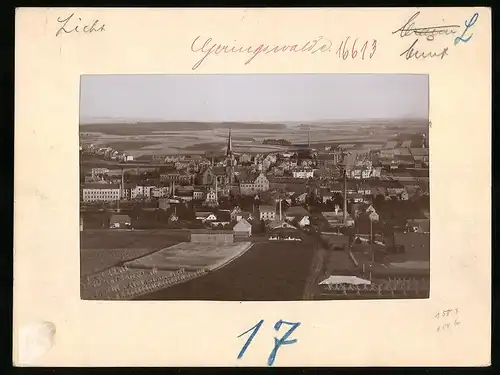 Fotografie Brück & Sohn Meissen, Ansicht Geringswalde, Panorama vom Aussichtsturm gesehen