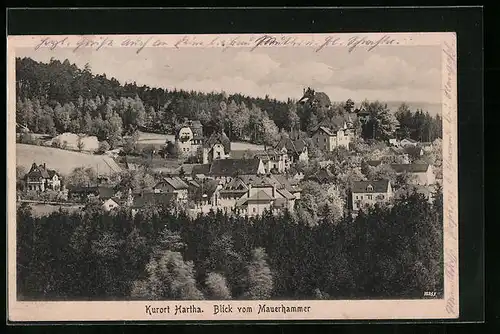 AK Hartha, Blick vom Mauerhammer