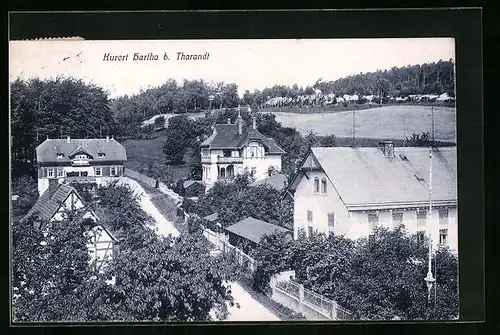 AK Hartha, Teilansicht aus der Vogelschau