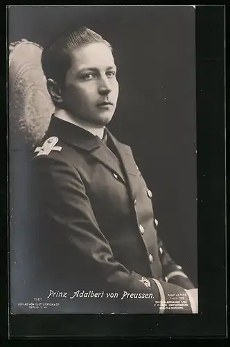 AK Prinz Adalbert von Preussen im Profil