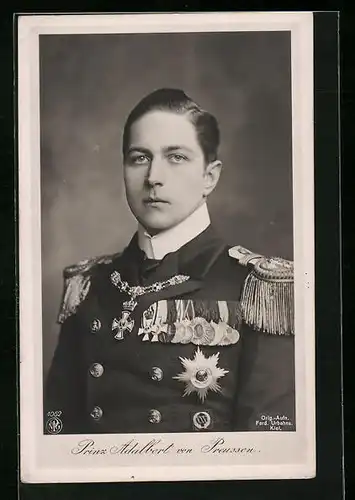 AK Prinz Adalbert von Preussen in Uniform