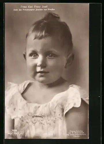 AK Prinz Karl Franz Josef, Sohn von Prinz Joachim von Preussen