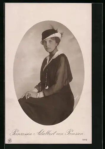 AK Prinzessin Adalbert von Preussen