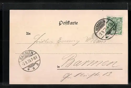 AK Kriegsschiff SMS Hohenzollern den Kaiser-Wilhelm-Kanal bei Rendsburg passierend