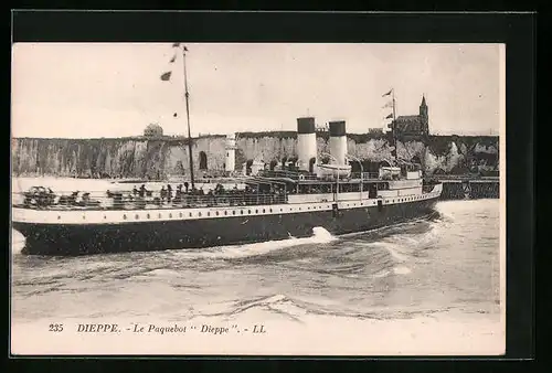 AK Dieppe, Le Paquebot Dieppe