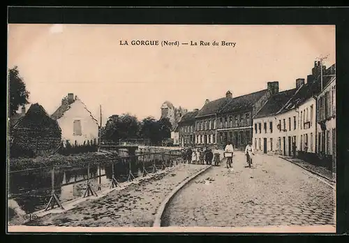 AK La Gorgue, La Rue du Berry