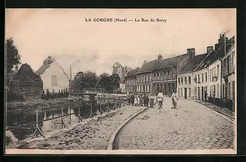 AK La Gorgue, La Rue du Berry