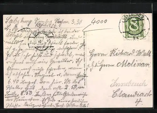 AK Linz a. d. Donau, Landstrasse mit Strassenbahn