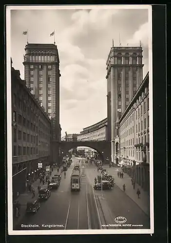 AK Stockholm, Kungstornen, Strassenbahn